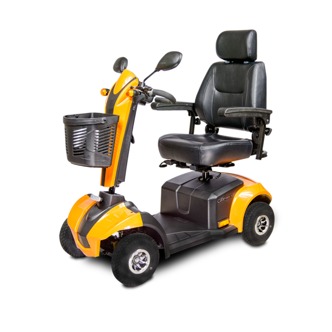 EV Rider CityRider Electric 4 Wheel Scooter with XL Captains Seat WT-M4JP6 - Senior.com Electric Scooters